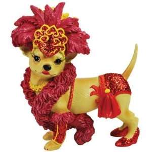  Aye Chihuahua Showgirl Dog Figurine