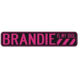   BRANDIE IS MY IDOL  STREET SIGN