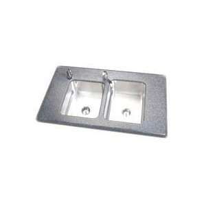   Steel Sink, UODLX 2136 A L (Without Tappings)