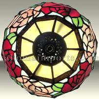 Blooming Rose Banded Accent Lamp