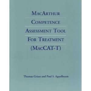  Macarthur Competence Assessment Tool for Treatment (Maccat 