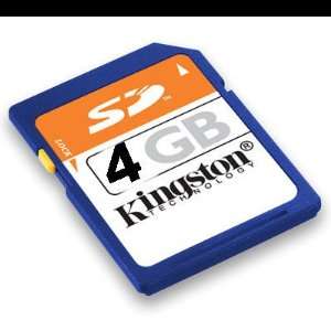 Kingston 4GB SDHC Class 2 Flash Card, Memory cards, Flash products 