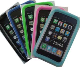 New 10x All Blue Color Silicon Case Apple iPhone 3G 3GS  