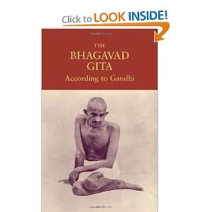   Bhagavad Gita According to Gandhi [Paperback] Mahatma Gandhi Books