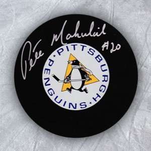  Peter Mahovlich Pittsburgh Penguins Autographed/Hand 