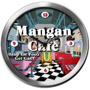  MANGAN 14 Inch Cafe Metal Clock Quartz Movement Kitchen 