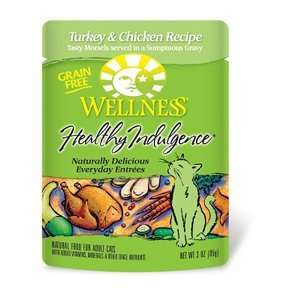  Healthy Indulgence Cat Food Turkey & Chicken Recipe, 3 oz 