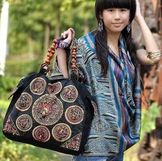    15 Hmong Handmade Hand beaded Embroidered Gym Shoulder Tote book bag