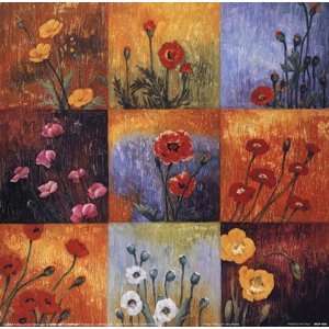  Poppy Fields I by Jang Mariss 12x12