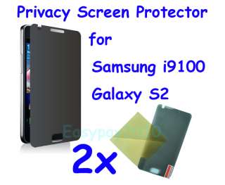   Privacy Screen Protector Guard Film for Samsung Galaxy S2 i9100  