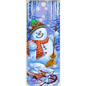  3D Motion Lenticular Bookmark Snowman (2.25x6 