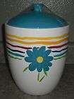 turquoise canister  