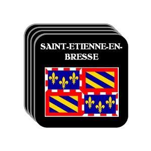   Burgundy)   SAINT ETIENNE EN BRESSE Set of 4 Mini Mousepad Coasters