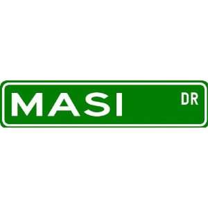  MASI Street Sign ~ Personalized Family Lastname Sign 