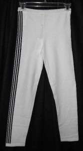   White Pants Leggings NEW W/TAG Retail $215 Sz M BUT FITS SM  