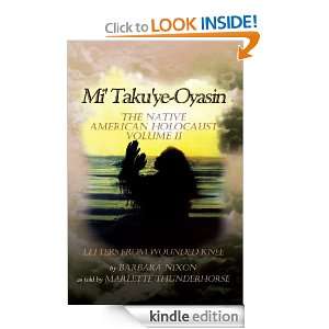 Mi Takuye Oyasin Barbara Nixon  Kindle Store