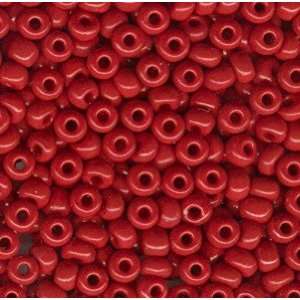  Opaque Red Czech Glass Seed Beads Size 6/0 Arts, Crafts & Sewing