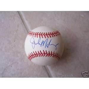  John Mayberry Astros Blue Jays Signed Official Ml Ball 