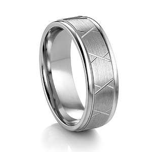  ARTCARVED® Palladium Wedding Band   BRINSON Jewelry