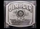 nwt kentucky straight bourbon whiskey jim beam booze belt buckle