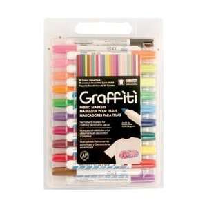  Graffiti Fabric Marker Value Set 30/Pkg 
