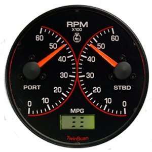  Floscan Twinscan 0 8000 Tachometer