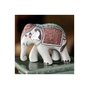    Ceramic statuette, The Three Headed Elephant