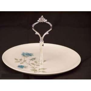  Syracuse Concord Rose Tidbit Tray   Lunch Plate Kitchen 