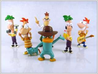   Disney Phineas and Ferb Auction Figures Lots Child Boy Toy XF  