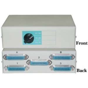  Centronics 36 (CN36) Female, 3 In / 2 Out Switch Box 