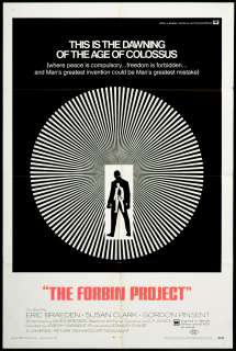 Forbin Project 1970 Original Movie Poster  