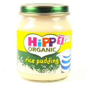 Hipp 4 Month Organic Rice Pudding 125g  Grocery & Gourmet 