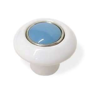   Ceramic Knob With Light Blue Insert LQ PBF430Y SYB C