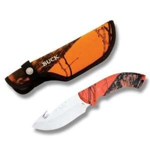  Buck Knives Omni Hunter 12 pt Blaze Camo Guthk Sandv knife 