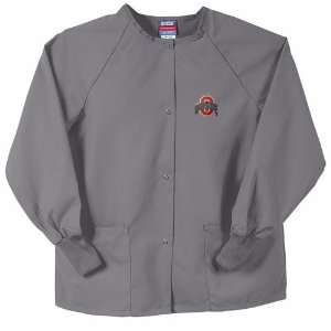  BSS   Ohio State Buckeyes NCAA Nursing Jacket (Gray) (2X 