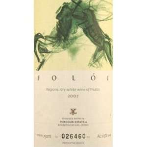  2007 Mercouri Pisatis Foloi 750ml Grocery & Gourmet Food