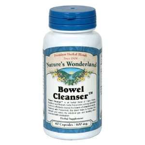  Natures Wonderland BOWEL CLEANSER, 60 Capsules Health 