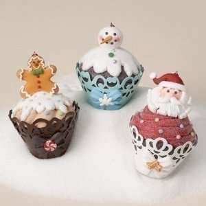  12 Sweet Memories Santa, Snowman, Gingerbread Cupcake 