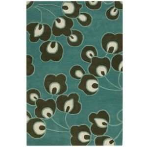  Bright Buds Wool Rug by Amy Butler  R222088