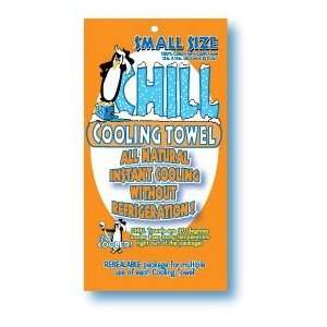 Chill Cooling Towel Regular Size 12 x 12   100% Cotton Terry Cloth 