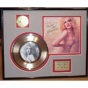  Bette Midler Thighs and Whispers Framed 24kt Gold Record 