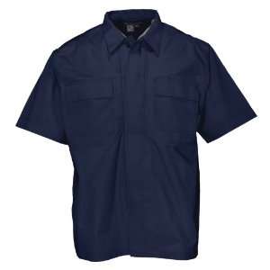11 #71002 Mens Twill TDU Short Sleeve Shirt (Dark Navy)  