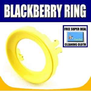  Ring for Trackball in Cream Yellow for BlackBerry Pearl 8100, 8110 