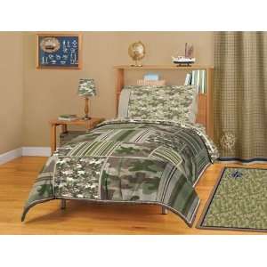   and Sheet Set (4 Piece Bedding) American Kids Collection Rough Terrain