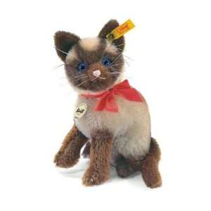 Steiff Plush Animal Toy Cat Minka Siamese Cat by Steiff 
