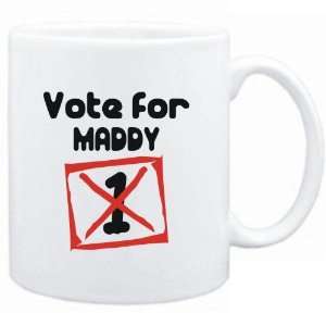    Mug White  Vote for Maddy  Female Names