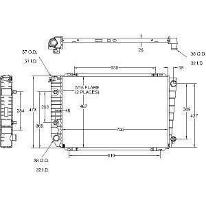  Modine 1094 Radiator Automotive