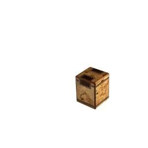  Chambord S, Maple Burl Wood Cremation Urn, Size Small Pet 