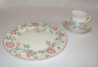 CHURCHILL STAFFORDSHIRE BRIAR ROSE PLACE SETTING 10 DINNER PLATE 