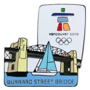  2010 Winter Olympics Burrard St. Bridge Collectible Pin 